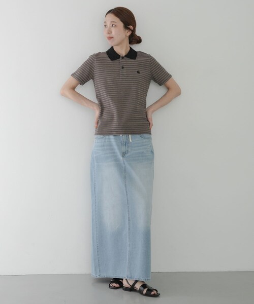 URBAN RESEARCH Sonny Label（アーバンリサーチサニーレーベル）の「CARHARTT　SHORT-SLEEVE DION POLO（ポロシャツ・レディース・LILY/ICARIA・S）」の18枚目の写真