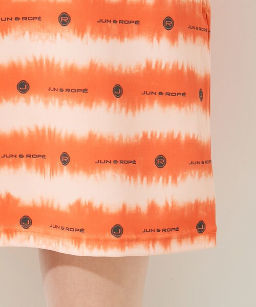 ROPE'（ロペ）の「【UV】【吸水速乾】タイダイプリントノースリーブワンピース（ワンピース・レディース・ブラック/ネイビー/オレンジ・L/M/S）」の13枚目の写真