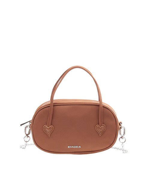 EMODA（エモダ）の「オーバルミニバッグ（ハンドバッグ・レディース・ブラック/ブラウン・F）」の2枚目の写真
