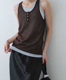 SENSE OF PLACE by URBAN RESEARCH | 『洗濯可』アンサンブルニットタンクトップ(タンクトップ)