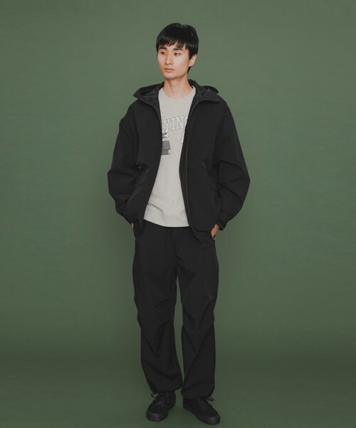 SENSE OF PLACE by URBAN RESEARCH(センスオブプレイスバイアーバンリサーチ)の「『ユニセックス』Uiscel 4WAYストレッチマウンテンパーカ(マウンテンパーカー・レディース・OLIVE/BLACK・M/L)」の14枚目の写真