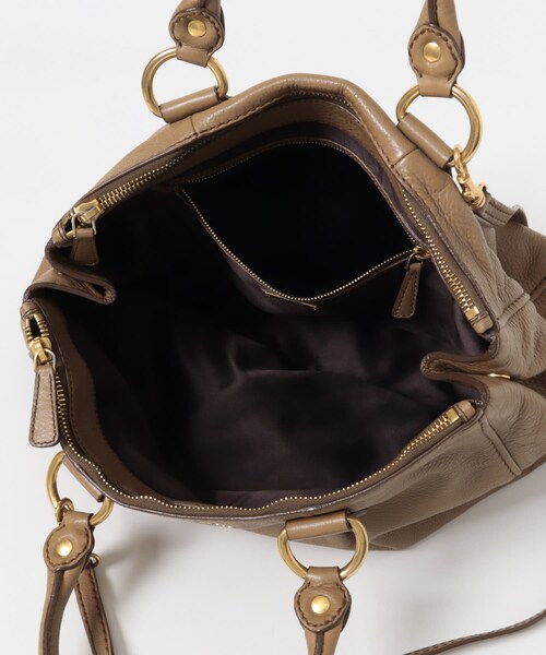 URBAN RESEARCH(アーバンリサーチ)の「VINTAGE MIUMIU 00sレザー2WAYショルダー(ボストンバッグ・レディース・-・-)」の7枚目の写真