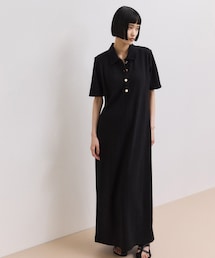 ADAM ET ROPE' | 【WEB限定】ハーフスリーブポロシャツワンピース(ワンピース)