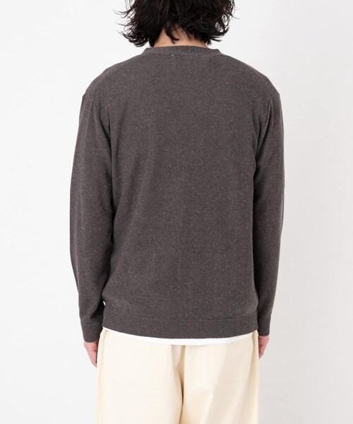 URBAN RESEARCH Sonny Label（アーバンリサーチサニーレーベル）の「リネン混ニットカーディガン（カーディガン/ボレロ・メンズ・チャコール/ナチュラル/ネイビー/ピンク・M/L）」の16枚目の写真