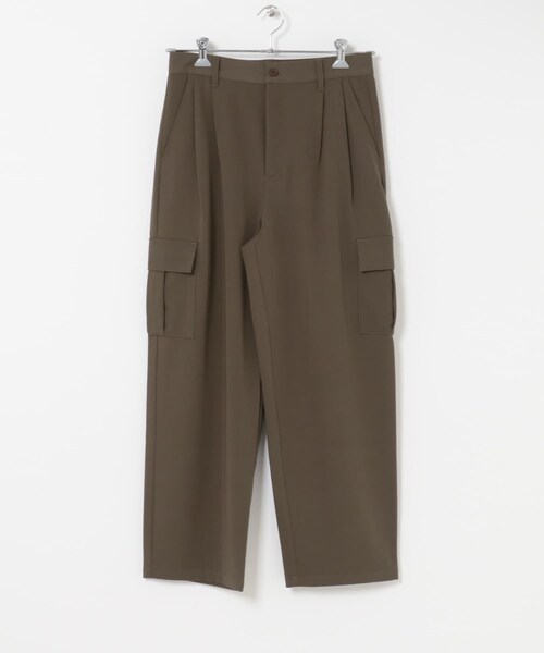 ITEMS URBANRESEARCH(アイテムズ アーバンリサーチ)の「TRテーパードクリーンカーゴパンツ(その他パンツ・メンズ・BLACK/OLIVE GRAY/MOCHA BRN・M/L)」の22枚目の写真