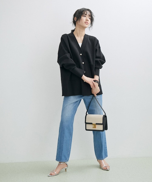 ADAM ET ROPE'（アダムエロペ）の「【サステナブル】オーガニックコットンフラップショルダーバッグ（ショルダーバッグ・レディース・ブラック/ブラウン・F）」の17枚目の写真