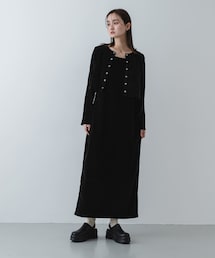 SENSE OF PLACE by URBAN RESEARCH | 2Pベロアアンサンブルワンピース(ワンピース)