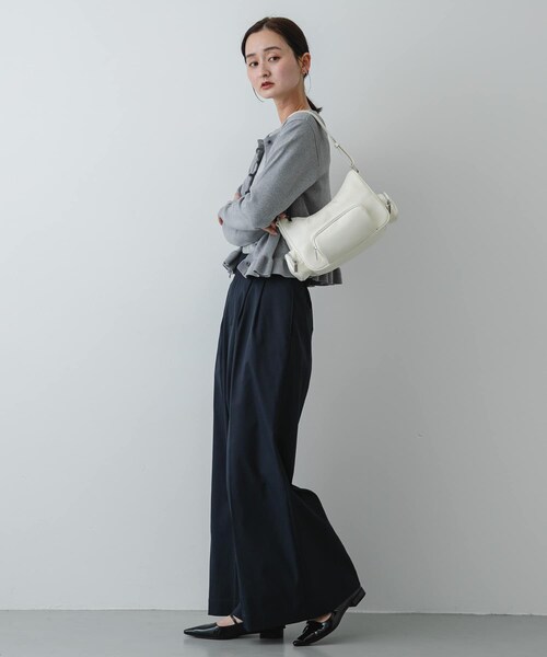 SENSE OF PLACE by URBAN RESEARCH（センスオブプレイスバイアーバンリサーチ）の「3Pポケットバッグ（ショルダーバッグ・レディース・BLACK/IVORY/Y.BEIGE・One）」の8枚目の写真