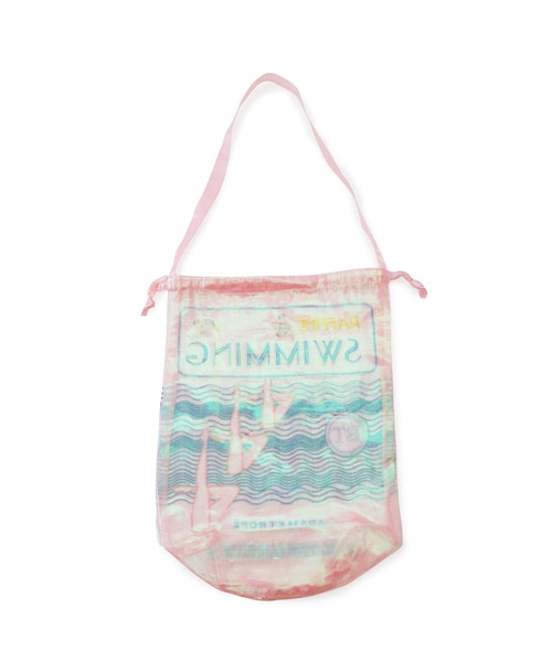 ADAM ET ROPE'(アダムエロペ)の「【公式サイト限定・一部店舗展開】【BT×ADAM ET ROPE'】SWIMMING BAG(ハンドバッグ・レディース・ブラック/ピンク・F)」の18枚目の写真