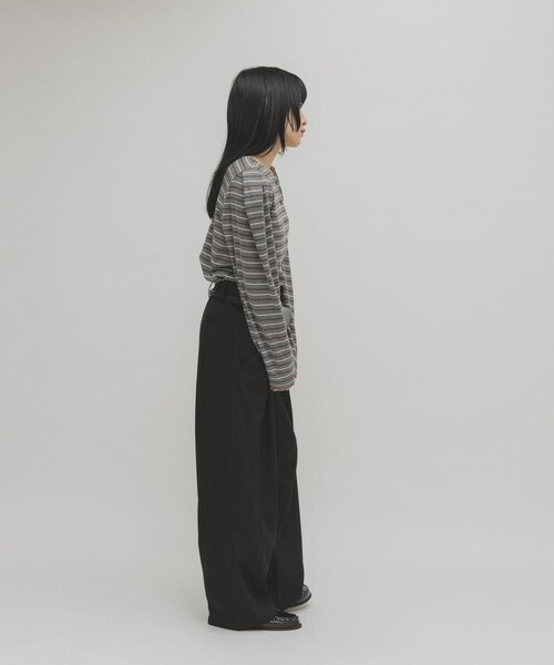 KBF（ケイビーエフ）の「2WAYタックショルダーカーディガン（カーディガン/ボレロ・レディース・GRAY/BORDEAUX/NAVY・one）」の9枚目の写真