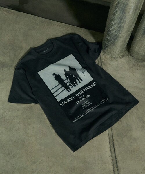 bonjour records（ボンジュールレコーズ）の「Jim Jarmusch/ジム・ジャームッシュ for bonjour records “Stranger Than Paradise” ,“Coffee And Cigarettes”  Tシャツ（Tシャツ/カットソー・レディース・ブラック/ブラック系/ホワイト/ホワイト系・L/M/XL）」の8枚目の写真