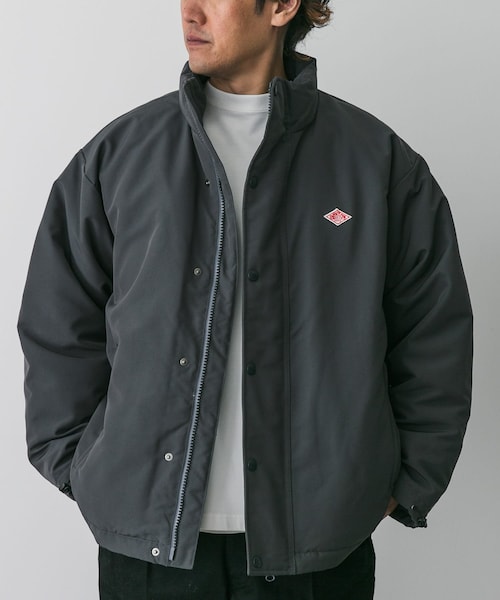 URBAN RESEARCH DOORS（アーバンリサーチドアーズ）の「DANTON　STAND COLLAR JACKET（その他アウター・メンズ・IVORY/BLACK/NAVY/LT.BEIGE/OLIVE/GREY・S/M/L）」の3枚目の写真