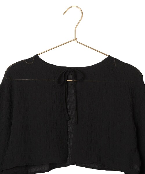 ROPE' PICNIC（ロペピクニック）の「ふくれジャガードボレロ（その他トップス・レディース・ブラック/キナリ・F）」の19枚目の写真