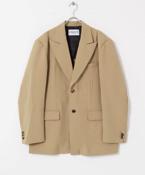 URBAN RESEARCH(アーバンリサーチ)の「NOMARHYTHM TEXTILE Wide Lapel Tailored Jk(テーラードジャケット・レディース・Black/Beige・1)」の10枚目の写真