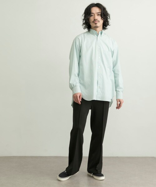 URBAN RESEARCH（アーバンリサーチ）の「『一部WEB限定カラー』UR iD　SEMI FLARE JERSEY PANTS（その他パンツ・メンズ・GOLD/NAVY/PURPLE/LIME GREEN/BLACK/GRAY/RED/SEA GREEN/ROYAL・M/L）」の15枚目の写真