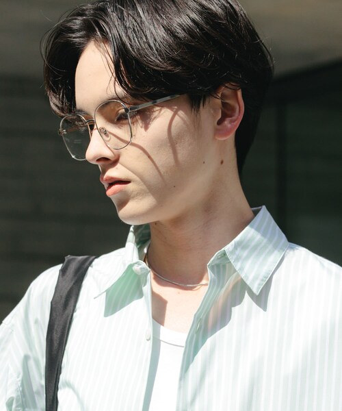 SENSE OF PLACE by URBAN RESEARCH（センスオブプレイスバイアーバンリサーチ）の「メタルフレームサングラス（メガネ・メンズ・SILVER/SLV MATT・one）」の5枚目の写真