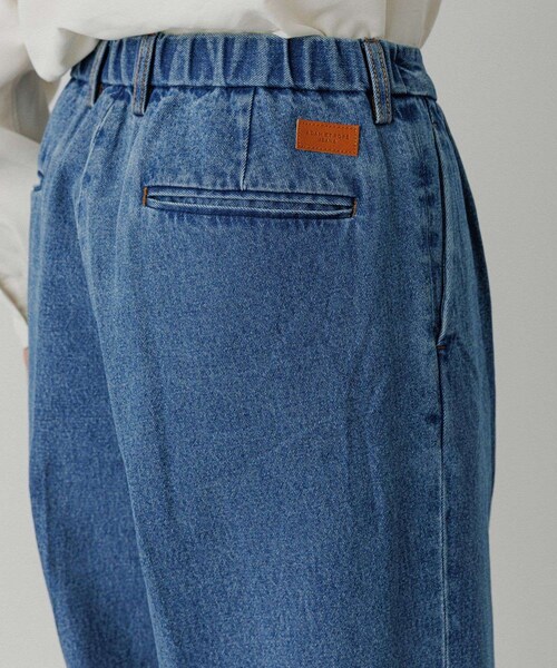 ADAM ET ROPE'(アダムエロペ)の「ワイド イージー ブリーチ デニムパンツ / ADAM ET ROPE' JEANS -GRID-(デニムパンツ・レディース・ブルー系・L/M)」の10枚目の写真