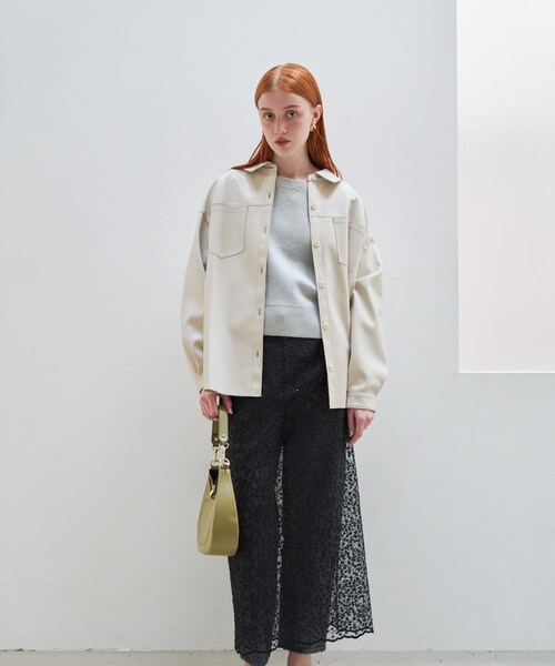 URBAN RESEARCH ROSSO（アーバンリサーチロッソ）の「オーバージャケット（その他アウター・レディース・pistachio/off・FREE）」の5枚目の写真