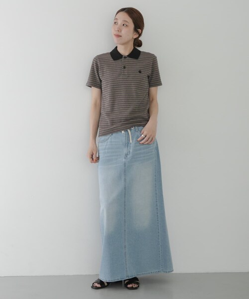 URBAN RESEARCH Sonny Label（アーバンリサーチサニーレーベル）の「CARHARTT　SHORT-SLEEVE DION POLO（ポロシャツ・レディース・LILY/ICARIA・S）」の19枚目の写真