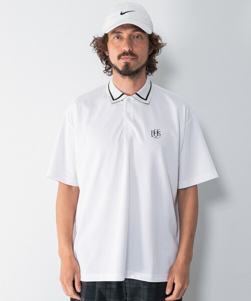 URBAN RESEARCH Sonny Label（アーバンリサーチサニーレーベル）の「OOPS　吸水速乾ラインポロシャツ（ポロシャツ・メンズ・OFF/NAVY・M/L/XL）」の12枚目の写真