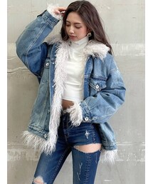 GYDA | 3WAYチベットファーライクGジャン(ブルゾン)