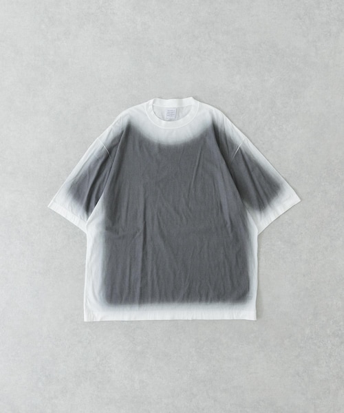 URBAN RESEARCH（アーバンリサーチ）の「GGG　Fade Print Crew-Neck Short-Sleeve T-shirts（Tシャツ/カットソー・メンズ・WHTxCHL/WHTxECR・M/L）」の2枚目の写真