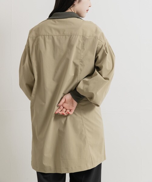 THE GOODLAND MARKET（ザグッドランドマーケット）の「cwtch　Harfzip tunic（チュニック・レディース・NAVY/L.KHAKI・FREE）」の5枚目の写真