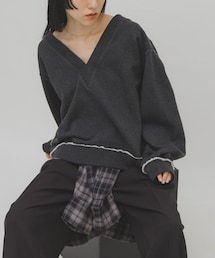 KBF | 2WAYルーズスウェット(Tシャツ/カットソー)