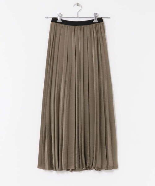 ITEMS URBANRESEARCH(アイテムズ アーバンリサーチ)の「サテンプリーツスカート(スカート・レディース・CHA/BRN/P.BEG・FREE)」の18枚目の写真