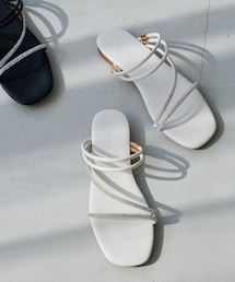 VIS | ラインストーンサンダル/2WAY(サンダル)