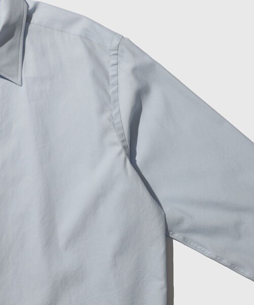 ADAM ET ROPE'（アダムエロペ）の「【AURALEE/オーラリー】WASHED FINX TWILL SHIRT（シャツ/ブラウス・メンズ・ホワイト/ベージュ/カーキ/ブルー系・3/4/5）」の16枚目の写真