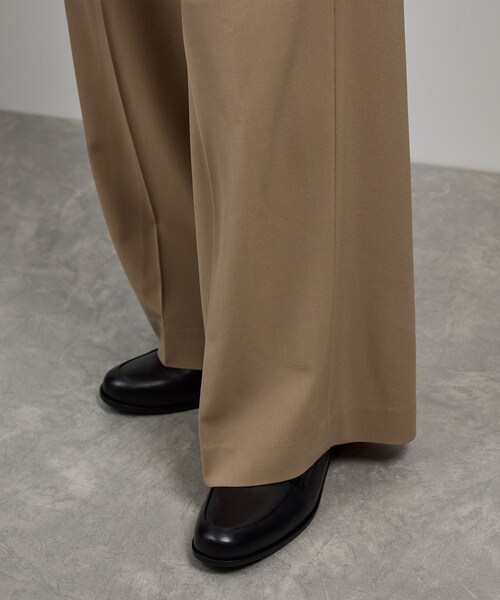 ROPE'（ロペ）の「ワンタックストレートワイドパンツ【REGGIANI（レッジアーニ）】（その他パンツ・レディース・ブラック/ベージュ・36/38/40）」の21枚目の写真