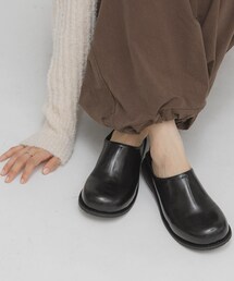 KBF | ステッチデザインラウンドクロッグ(その他シューズ)