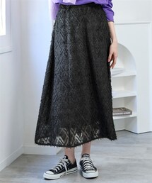 nissen | 大きいサイズ リッチフェザースカート(スカート)