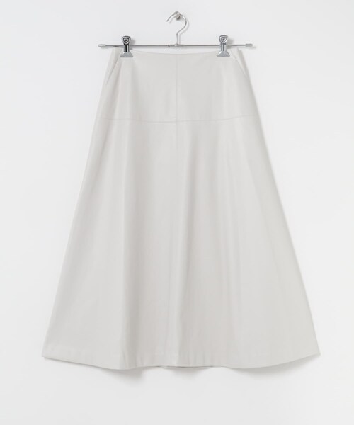 URBAN RESEARCH ROSSO（アーバンリサーチロッソ）の「バックジップフレアスカート（スカート・レディース・LIGHTGRAY/MOCHA/DARKBROWN・36/38）」の8枚目の写真