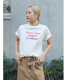 Ungrid | バックフォトプリントTee(Tシャツ/カットソー)