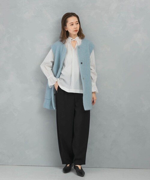URBAN RESEARCH ROSSO（アーバンリサーチロッソ）の「カーブパンツ（その他パンツ・レディース・BLACK/GREIGE・36/38）」の7枚目の写真