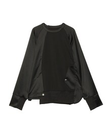 UN3D. | SATIN COMBI TOP【セットアップ着用可能】(Tシャツ/カットソー)