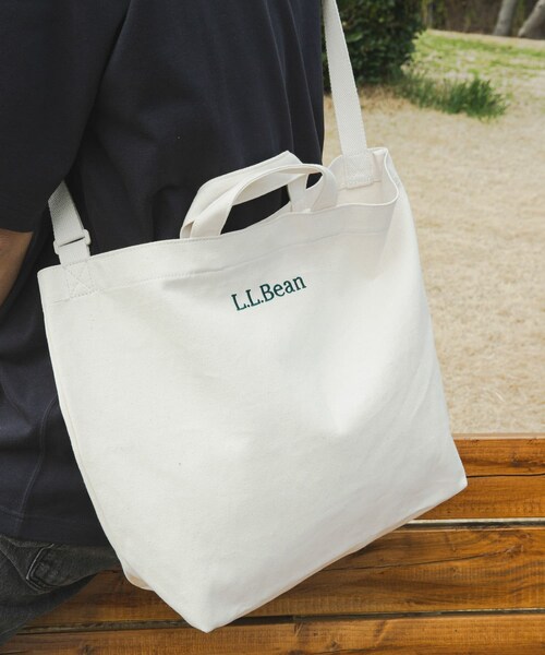 URBAN RESEARCH DOORS(アーバンリサーチドアーズ)の「『別注』L.L.Bean×DOORS Shoulder Strap Tote L(ショルダーバッグ・メンズ・Natural/Black/CarbonGray・one)」の13枚目の写真