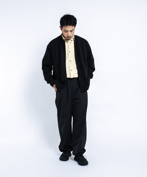 EKAL(エカル)の「『UR TECH』ドライスウェットカーディガン(カーディガン/ボレロ・メンズ・グレー/ブラック・M/L)」の10枚目の写真
