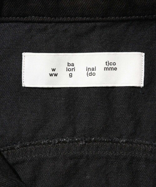 ADAM ET ROPE'(アダムエロペ)の「【BAL/バル】CARB POCKET DENIM JACKET(デニムジャケット・メンズ・ブラック/ネイビー・2/3)」の12枚目の写真