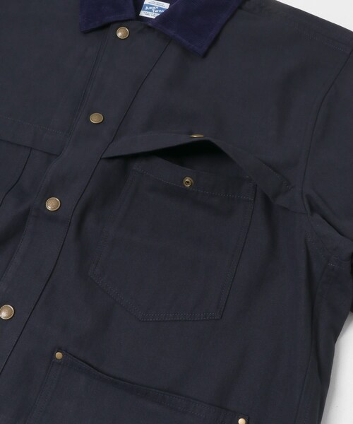 URBAN RESEARCH Sonny Label（アーバンリサーチサニーレーベル）の「ARMY TWILL　Duck Logger Jacket（カバーオール・メンズ・NAVY/KHAKI/BLACK・M/L）」の16枚目の写真