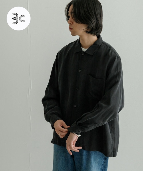 URBAN RESEARCH（アーバンリサーチ）の「CUPRO FIBRIL BOX SHIRTS（シャツ/ブラウス・メンズ・GREGE/NAVY・M/L）」の21枚目の写真