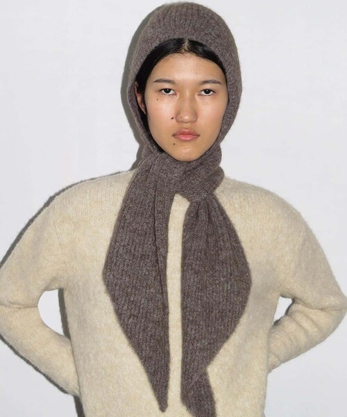 URBAN RESEARCH（アーバンリサーチ）の「paloma wool　COUCOU（ニットキャップ/ビーニー・レディース・Taupe/Brown・FREE）」の6枚目の写真