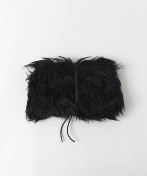 URBAN RESEARCH（アーバンリサーチ）の「MUUN　FURCLUTCHBAG（クラッチバッグ・レディース・BLACK/WHITE・-）」の5枚目の写真