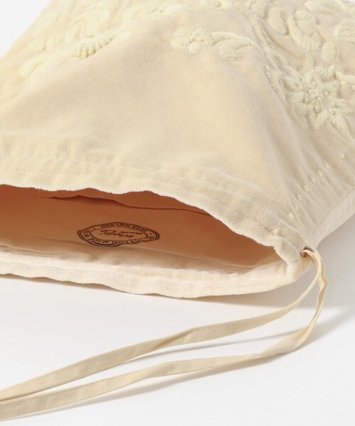 かぐれ（カグレ）の「Khadi&co　VELVET Embroidery Bag（ショルダーバッグ・レディース・NAT/BK・Free）」の13枚目の写真