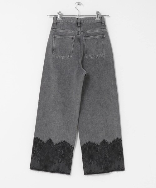 SENSE OF PLACE by URBAN RESEARCH（センスオブプレイスバイアーバンリサーチ）の「レースドッキングデニムパンツ（その他パンツ・レディース・L.INDIGO/GRAY・S/M）」の11枚目の写真