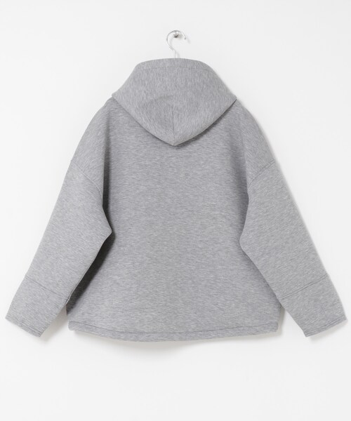 SENSE OF PLACE by URBAN RESEARCH（センスオブプレイスバイアーバンリサーチ）の「コクーンスリーブZIPパーカー（パーカー・レディース・IVORY/BLACK/GRAY・One）」の12枚目の写真