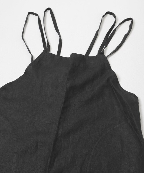 かぐれ（カグレ）の「リネンサロペット（つなぎ/オールインワン・レディース・GREGE/CHARCOAL/BLACK・Free）」の13枚目の写真