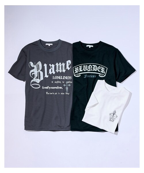 nissen（ニッセン）の「吸汗速乾メッシュ半袖プリントTシャツ３枚組【３L以上お腹ゆったり】（クール柄）（Tシャツ/カットソー・メンズ・白+黒+チャコール・M/L/LL/3L/4L/5L/6L/8L/10L）」の6枚目の写真